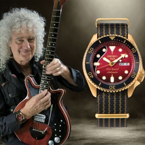 Druga limitirana izdaja Seiko 5 Sports ročne ure Brian May SRPH80K1