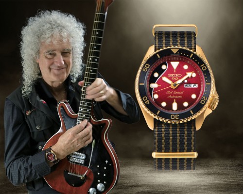 Druga limitirana izdaja Seiko 5 Sports ročne ure Brian May SRPH80K1