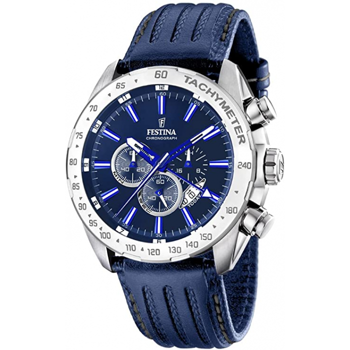 Kronograf Moška Ročna Ura Festina F16489-B
