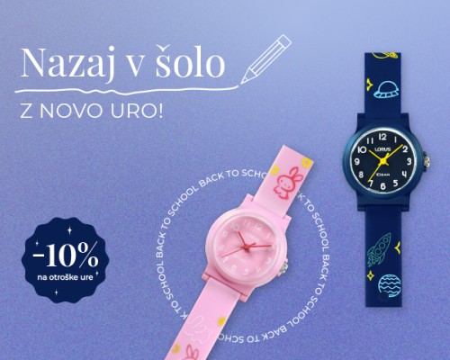 Nazaj v šolo z novo uro!
