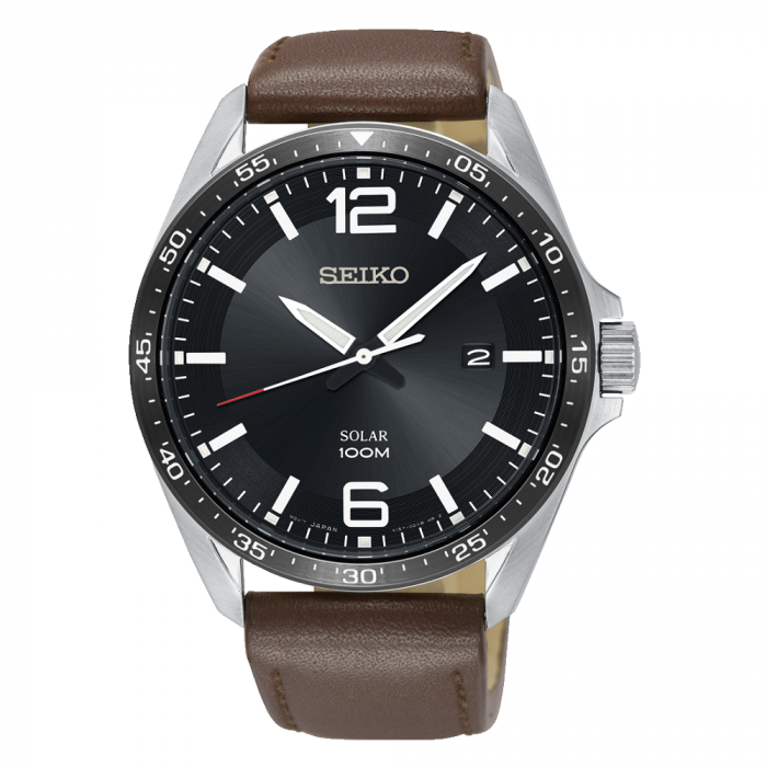 Solarna Moška Ročna Ura Seiko Sne487P1
