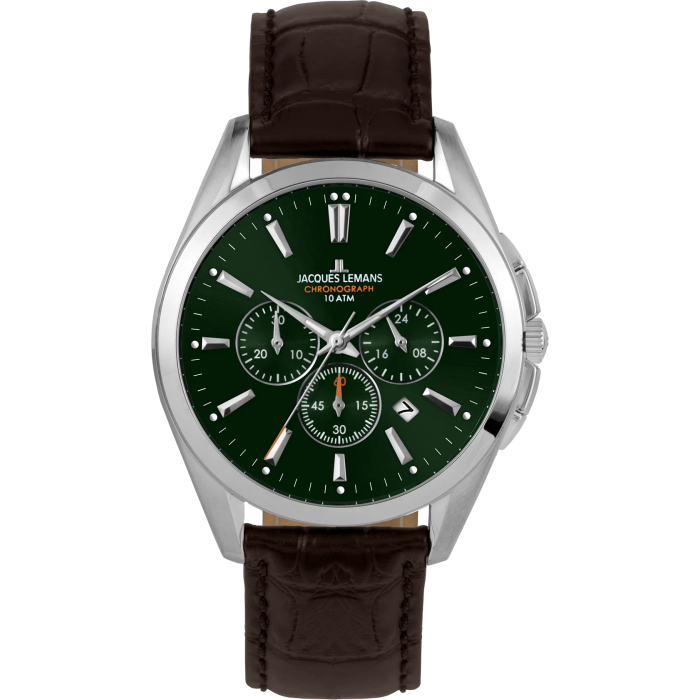 Kronograf Moška Ročna Ura Jacques Lemans Jl1945 1C