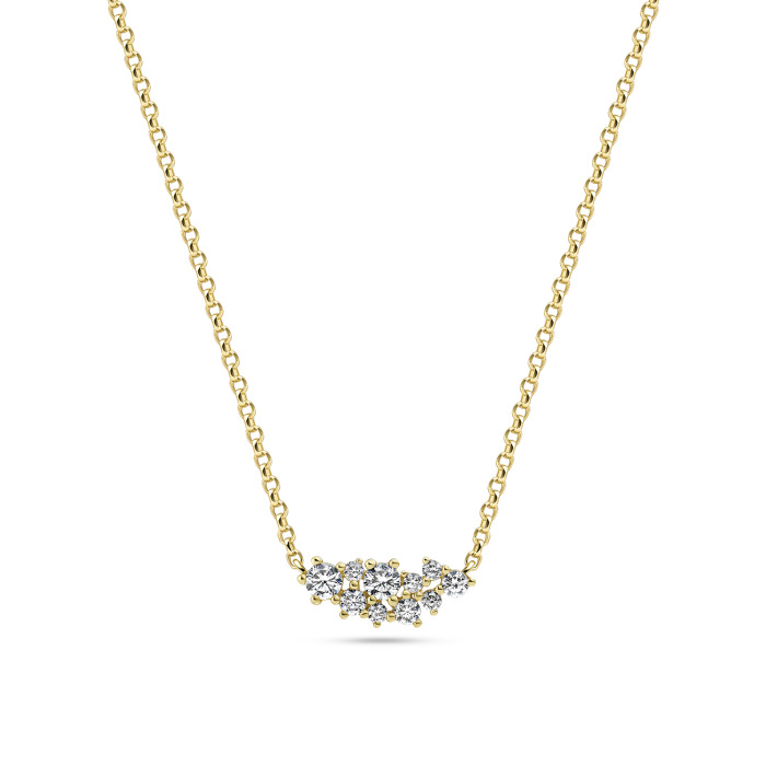 Srebro Ženska Verižica Sif Jakobs Sj-N2497-Cz-Yg