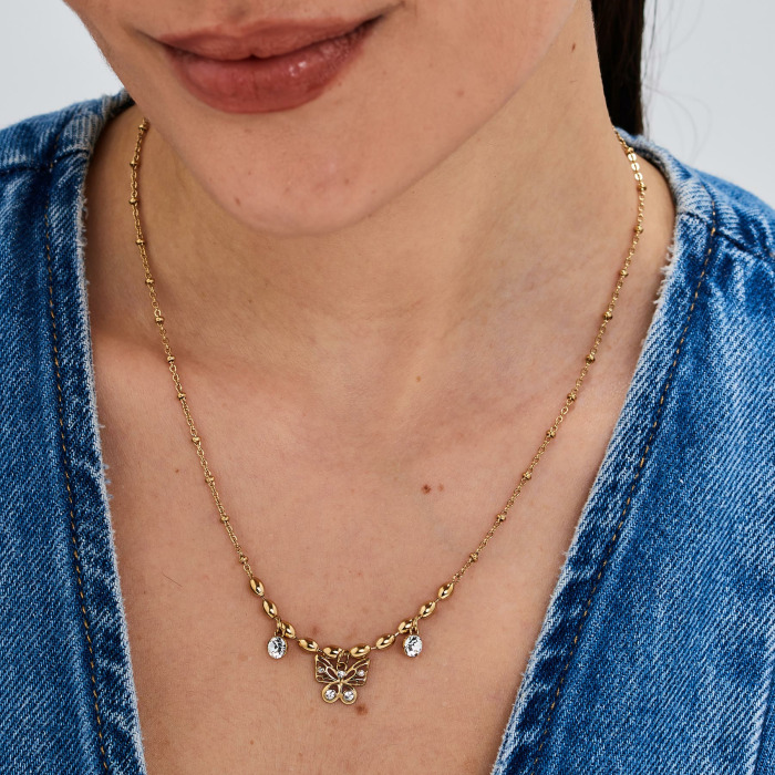 Nerjaveče Jeklo Ženska Verižica Brosway Bhkn166