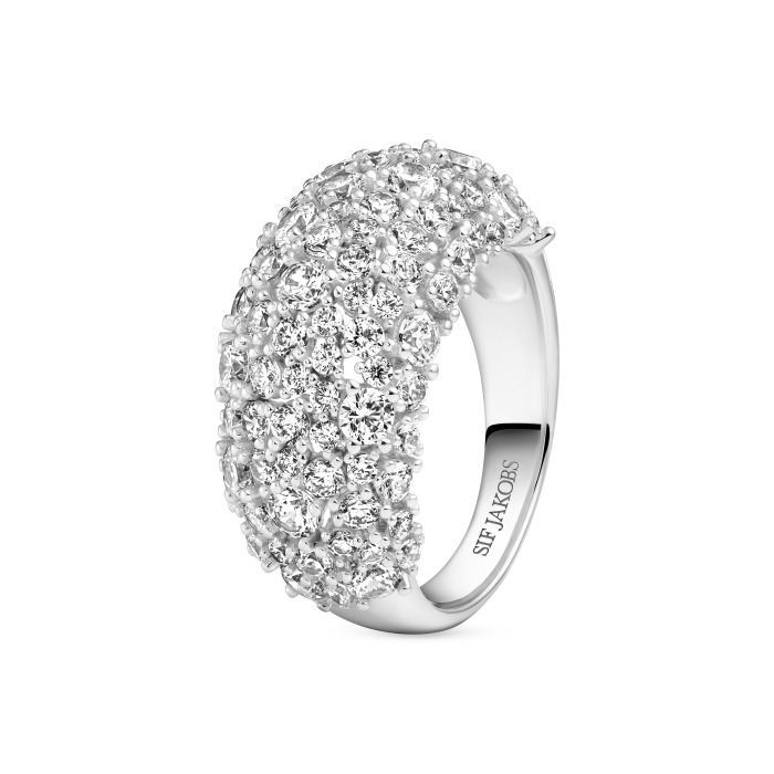 Srebro Ženska Prstan Sif Jakobs Sj-R2495-Cz-54