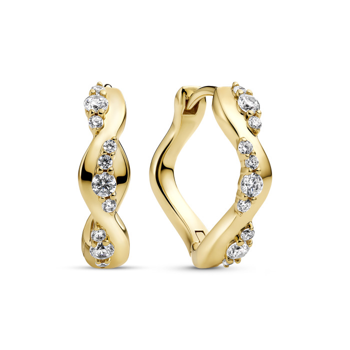 Srebro Ženska Uhani Sif Jakobs Sj-E2762-Cz-Yg