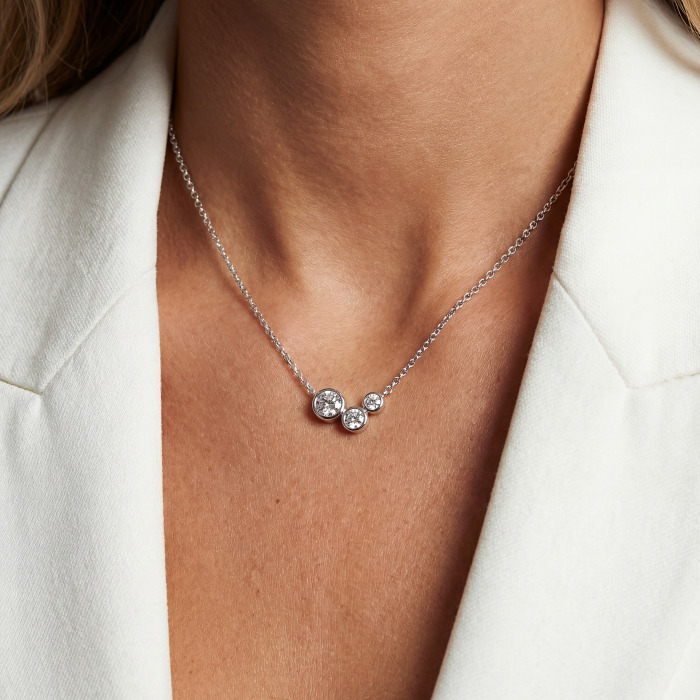 Srebro Ženska Verižica Sif Jakobs Sj-N2631-Cz