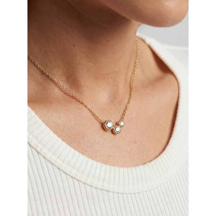 Srebro Ženska Verižica Sif Jakobs Sj-N2631-Cz-Yg