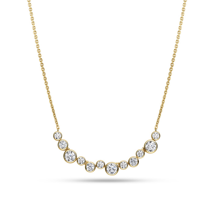 Srebro Ženska Verižica Sif Jakobs Sj-N2774-Cz-Yg