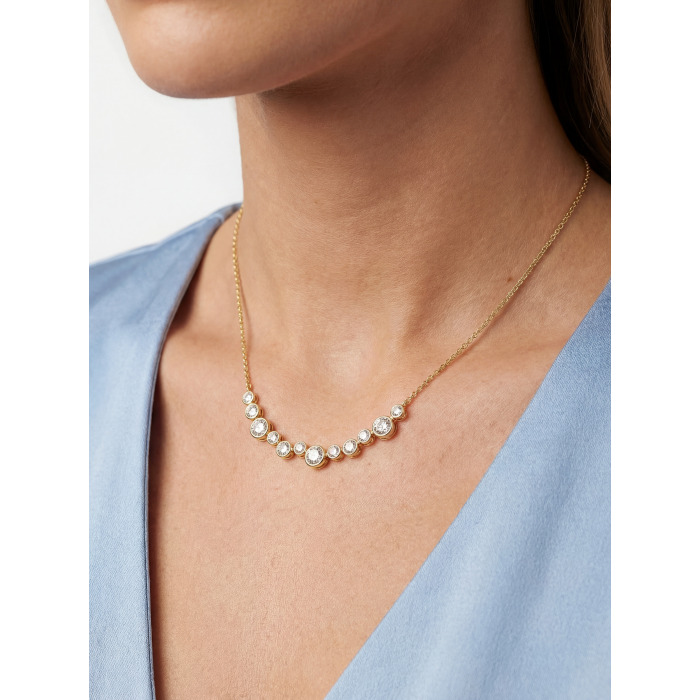 Srebro Ženska Verižica Sif Jakobs Sj-N2774-Cz-Yg