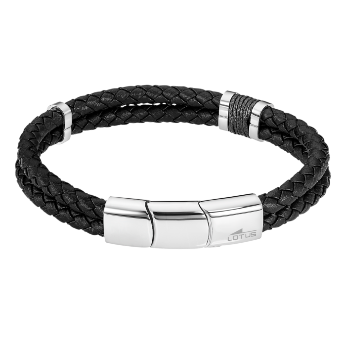 Nerjaveče Jeklo, Usnje Moška Zapestnica Lotus Style Ls2529-2-1