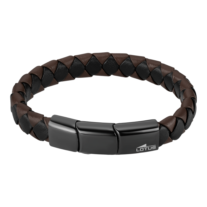 Nerjaveče Jeklo, Usnje Moška Zapestnica Lotus Style Ls2531-2-1