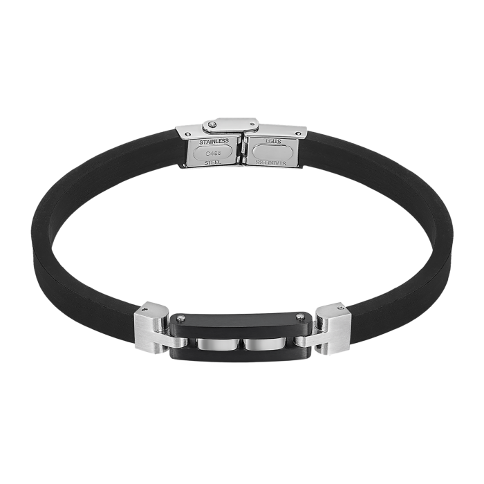 Nerjaveče Jeklo, Usnje Moška Zapestnica Lotus Style Ls2540-2-2