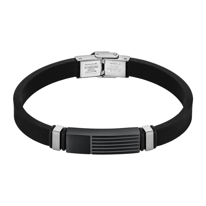 Nerjaveče Jeklo, Usnje Moška Zapestnica Lotus Style Ls2541-2-2