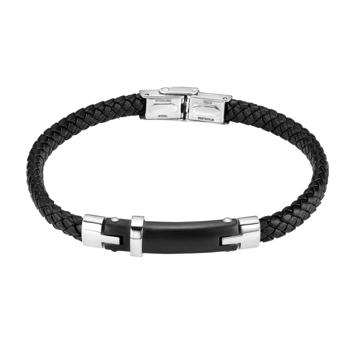 Nerjaveče Jeklo, Usnje Moška Zapestnica Lotus Style Ls2546-2-1