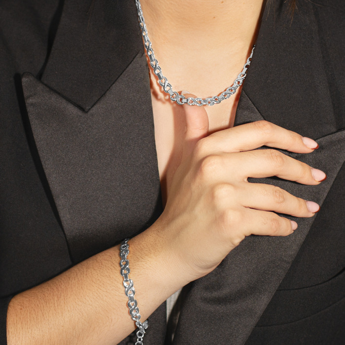 Nerjaveče Jeklo Ženska Verižica Lotus Style Ls2578-1-1